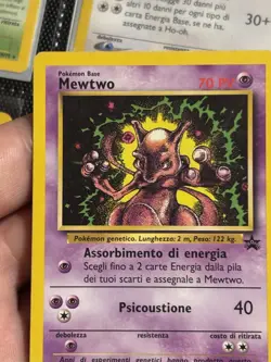 Mewtwo Promo Black Star 14 Rara Carta Pokemon Italiana Condizioni Good Played - Image 5