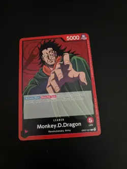Monkey D Dragon OP07-001 L 500 Years Into The Future One Piece Card TCG - Image 1