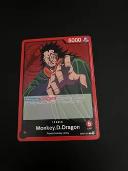 Monkey D Dragon OP07-001 L 500 Years Into The Future One Piece Card TCG - Image 2