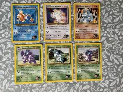 Giovanni’s Bundle 6 Cards Pokemon TCG Vintage - Image 1
