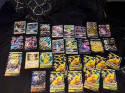Pokemon Jumbo Cards Lot Of 150 With 3 Binder - Image 4