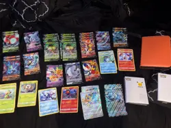 Pokemon Jumbo Cards Lot Of 150 With 3 Binder - Image 5