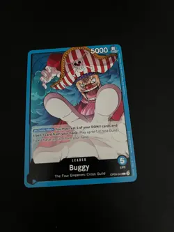OP09-042 Buggy Leader English One Piece TCG Card OP09: Emperors In The New - Image 2