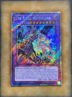 Yugioh The Dark Magicians RA04-EN054 Platinum Secret Rare 1st Ed NM - Image 1