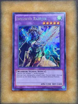 Yugioh Invoked Raidjin FUEN-EN028 Secret Rare NM - Image 1