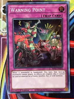 Yugioh Warning Point MP21-EN216 Single - Image 1