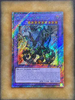 Yugioh Guardian Chimera RA02-EN023 Platinum Secret Rare 1st Ed NM - Image 1