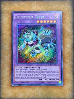 Yugioh Frightfur Tiger FUEN-EN022 Secret Rare 1st Ed LP - Image 1