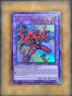 Yugioh Elemental HERO Sunrise LED6-EN012 Ultra Rare 1st Ed NM - Image 1