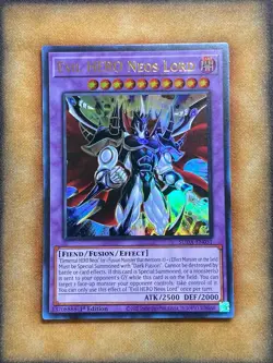 Yugioh Evil HERO Neos Lord SUDA-EN031 Ultra Rare 1st Ed NM - Image 1