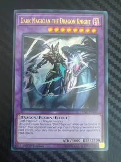 Yugioh Dark Magician the Dragon Knight LEDD-ENA00 Ultra Rare 1st Ed NM - Image 1
