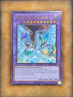 Yugioh Cyber End Dragon SDCS-EN041 Ultra Rare MISPRINT 1st Ed NM - Image 1