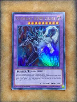 Yugioh Contrast HERO Chaos SDHS-EN041 Ultra Rare 1st Ed NM - Image 1