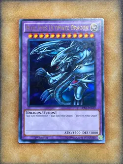 Yugioh Blue-Eyes Ultimate Dragon LDK2-ENK40 Ultra Rare 1st Ed LP - Image 1
