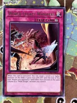 Yugioh World Legacy Whispers EXFO-EN071 Single - Image 1