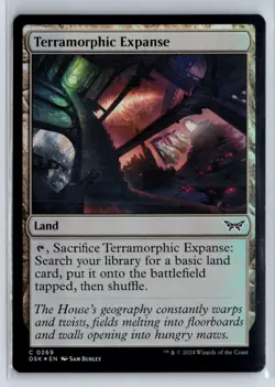 FOIL Terramorphic Expanse Duskmourn - MTG Magic the Gathering Card - Image 1