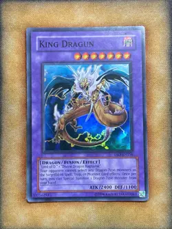 Yugioh King Dragun DR3-EN156 Super Rare MP - Image 1