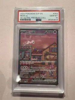 PSA 10 Mew ex 053 SVP Promo 151 Ultra Premium Collection Pokemon Card Game TCG - Image 1