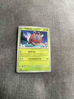 Pokemon TCG Volbeat 009/167 Reverse Holo Twilight Masquerade Trading Card - Image 1