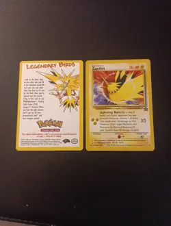 ZAPDOS #23 WOTC BLACK STAR PROMO #23 NM. League Card Included - Image 1