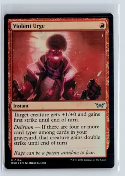 FOIL Violent Urge Duskmourn Uncommon - MTG Magic the Gathering Card - Image 1