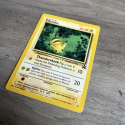 Pikachu # 27 WOTC Black Star PROMO "Bumblebee" Pokemon Card Vintage NM MINT - Image 3