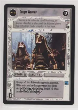 2001 Star Wars Customizable Card Game: Coruscant Gungan Warrior - Image 1