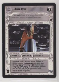 2001 Star Wars Customizable Card Game: Coruscant Horox Ryyder - Image 1