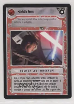 2001 Star Wars Customizable Card Game: Tatooine Expansion Set A Jedi's Focus - Image 1