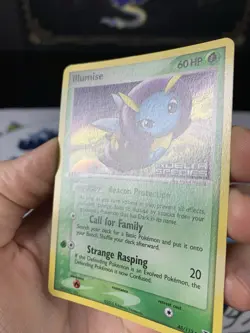 Pokemon Card Ex Delta Species Illumise 45/113 2005 Reverse Stamped Holo - Image 4