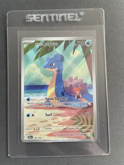 Misty's Lapras Destined Rivals 194/182 Pokemon Card Full Art Holo Rare Near Mint - Image 1