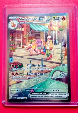 Rare Pokemon Card Skeledirge EX 258/193 Paldea Evolved Special Illustration Mint - Image 1