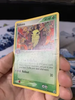 Pokemon Card Ex Delta Species Kakuna 46/113 2005 Reverse Stamped Holo - Image 3