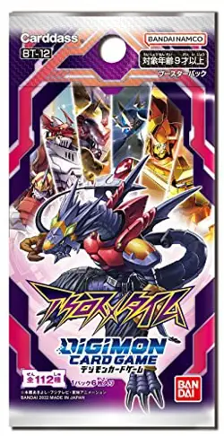 BANDAI Digimon Card Game Booster Pack Across Time [BT-12] (BOX) 24 packs include - Image 2