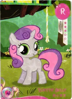 SWEETIE BELLE HY06-R-022LI Proxy My Little Pony CCG Collectible Card - Image 1