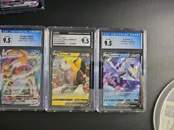 POKEMON CGC Pristine 9.5 (new label 10) - 3 CARD SLAB LOT - Image 1