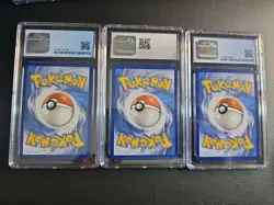 POKEMON CGC Pristine 9.5 (new label 10) - 3 CARD SLAB LOT - Image 2