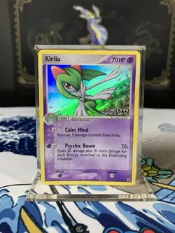 Pokemon Card Ex Delta Species Kirlia 47/113 2005 Reverse Stamped Holo - Image 1