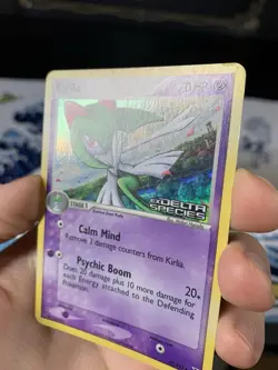 Pokemon Card Ex Delta Species Kirlia 47/113 2005 Reverse Stamped Holo - Image 2