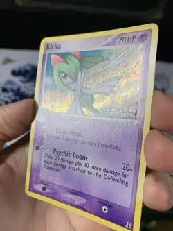 Pokemon Card Ex Delta Species Kirlia 47/113 2005 Reverse Stamped Holo - Image 3