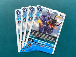Greymon EX4-016 Playset Alternative Being Booster Digimon Card x4 - Image 1