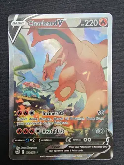 Charizard V 154/172 Brilliant Stars - Holo Ultra Rare Pokemon Card - Image 1