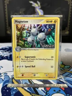Pokemon Card Ex Delta Species Magneton 48/113 2005 Reverse Stamped Holo - Image 1