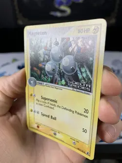 Pokemon Card Ex Delta Species Magneton 48/113 2005 Reverse Stamped Holo - Image 3