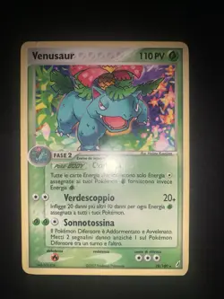 Pokemon Card Venusaur 28/100 Ex Cristalli Guardiani Ita Italiano Rara No Holo - Image 1