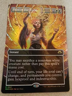 Flare of Fortitude - #321 Foil (Borderless) Modern Horizons 3 - Mtg - Image 1