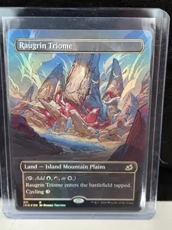 MTG Raugrin Triome (Showcase) Ikoria: Lair of Behemoths Regular NM - Image 2