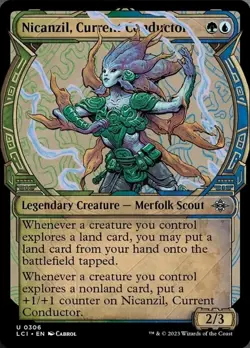 1x (306) Nicanzil, Current Conductor - SHOWCASE MTG The Lost Caverns of Ixalan N - Image 1