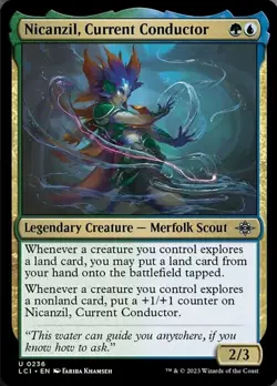 1x Nicanzil, Current Conductor MTG The Lost Caverns of Ixalan NM Magic Regular - Image 1