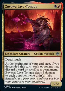 1x Zoyowa Lava-Tongue MTG The Lost Caverns of Ixalan NM Magic Regular - Image 1